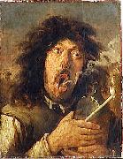 Joos van Craesbeeck LE FUMEUR oil